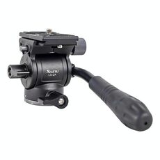 XILETU LS-2A Mini Testa a Sfera con Smorzamento Idraulico Testa per Treppiede Riprese Panoramiche a 360 Gradi