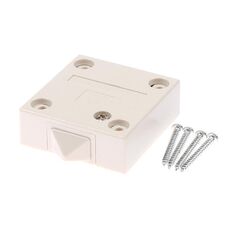 Interruttore per porta dell'armadio normalmente chiuso Interruttore per porta dell'armadio con ripristino automatico Controllo porta guardaroba hotel (bianco)