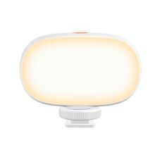 Mini luce di riempimento per fotocamera LED per telefono cellulare, luce soffusa, videoconferenza, lampada per fotografia, lampada per selfie portatile (bianca)