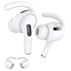 Per AirPods Pro 2 AhaStyle PT189 1 paio di tappi auricolari in silicone anti-smarrimento e ganci auricolari antiscivolo (bianco grande)