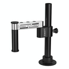 LUOWEI GK01 Braccio corto 32mm Braccio oscillante per microscopio in metallo universale Sollevamento e impilamento 360 gradi Braccio singolo fisso Supporto per riparazione e ispezione