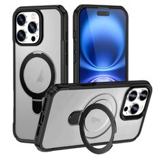 Per iPhone 16 Pro Max Custodia per telefono con supporto magnetico MagSafe Skin Feel (smerigliata)