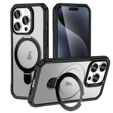 Per iPhone 15 Pro Custodia per telefono con supporto magnetico MagSafe Skin Feel (smerigliata)