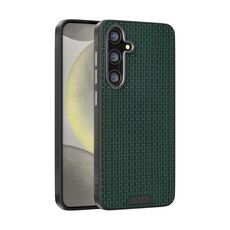 Per Samsung Galaxy S24 5G 6D Micro Relief MagSafe Custodia in pelle per telefono (verde)