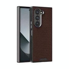 Per Samsung Galaxy Z Fold6 5G ABEEL Ruyi Pattern 6D Micro Relief MagSafe Custodia in pelle per telefono (marrone)
