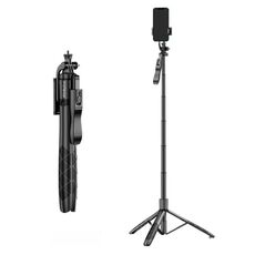 Lenovo Thinkplus H18L Premium Lega di Alluminio Bluetooth Selfie Stick, 1,8 m (Nero)