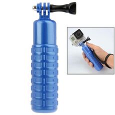 Supporto portatile galleggiante Bobber con cinturino da polso + vite per GoPro, Insta360, DJI e altre action camera (blu)