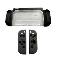 Per Nintendo Switch OLED / Joy-Con 2 in 1 Custodia protettiva in TPU Cover Supporto (Nero)