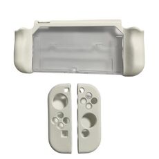 Per Nintendo Switch OLED / Joy-Con 2 in 1 Custodia protettiva in TPU Cover Supporto (Bianco)