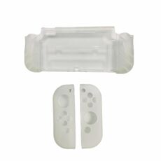 Per Nintendo Switch OLED / Joy-Con 2 in 1 Custodia protettiva in TPU Cover Support (traslucida)
