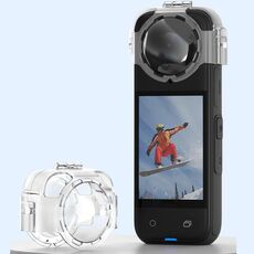 Per Insta360 X4 HEPAIL AC37 Lente Anti-appannamento Snap-on Specchio Protettivo Protezioni Lente Anteriore e Posteriore