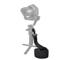 STARTRC Ispessimento Antistress Cinghia da collo Cordino Cordino per appendere Fibbia per DJI RONIN RS-2 / RONIN RS-C2 (Nero)