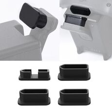 Sunnylife FV-DC269 4 in 1 Porta del corpo in silicone + Porta batteria Tappi antipolvere per DJI FPV