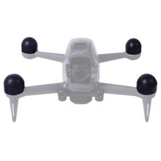 Sunnylife FV-Q9308 4 PCS Cover protettivo motore Motori Pellicola protettiva in silicone per DJI FPV (nero)