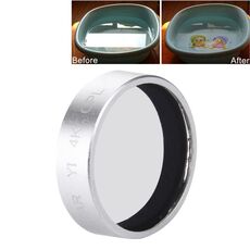 JUNESTAR per Xiaomi Xiaoyi Yi II 4K Sport Action Camera Proffesional CPL Filter (Argento)