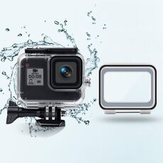 Custodia impermeabile 45 m + cover posteriore touch per GoPro HERO8 Black
