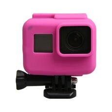 Originale per GoPro HERO5 Custodia protettiva per custodia in silicone per montaggio su cornice (rosa)