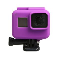 Originale per GoPro HERO5 Custodia protettiva per custodia in silicone per montaggio su cornice (viola)