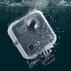 Custodia protettiva impermeabile da 40 m per GoPro Fusion, con fibbia di montaggio di base, vite e chiave inglese