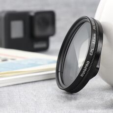 RUIGPRO per GoPro HERO 7/6 / 5 52 millimetri professionale CPL Lens Filter con filtro anello adattatore & copriobiettivo