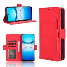 Per vivo Y39 5G / Y300i Custodia in pelle con slot per schede e texture in vitello (rosso)