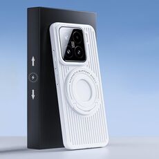 Per Xiaomi 15 Raffreddamento MagSafe Supporto ad Anello Magnetico Custodia per Telefono PC (Bianco)