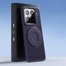 Per Xiaomi 15 Pro Cooling MagSafe Supporto ad anello magnetico Custodia per telefono PC (viola)