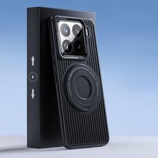 Per Xiaomi 15 Pro Cooling MagSafe Supporto ad anello magnetico Custodia per telefono PC (nero)