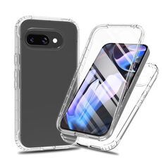 Per Google Pixel 9a Custodia per telefono trasparente antiurto con pellicola PET (trasparente)