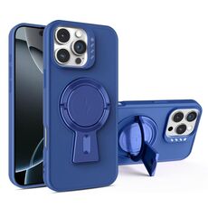 Per iPhone 16 Pro Max Y-shape Holder MagSafe Custodia antiurto per telefono (blu reale)