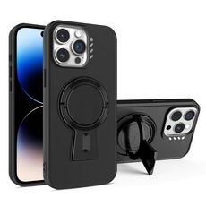 Per iPhone 14 Pro Max Supporto a forma di Y MagSafe Custodia antiurto per telefono (nero)