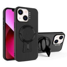 Per iPhone 13 Custodia per telefono antiurto MagSafe con supporto a forma di Y (nero)