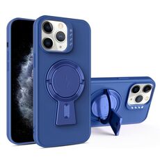 Per iPhone 11 Pro Max Custodia per telefono antiurto MagSafe a forma di Y (blu reale)
