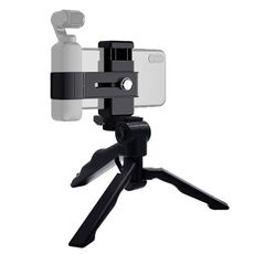 PULUZ Morsetto di fissaggio per smartphone Staffa di montaggio per supporto da 1/4 di pollice + Kit di montaggio per treppiede pieghevole impugnatura per DJI OSMO Pocket / Pocket 2