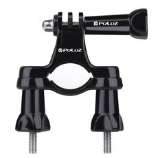 PULUZ Supporto universale per manubrio bici moto con vite per PULUZ Action Sports Cameras Jaws Flex Clamp Mount per GoPro, Insta360, DJI e altre action camera (nero)
