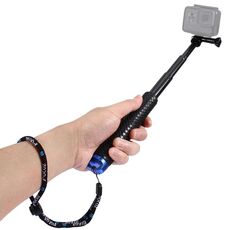 Monopiede estensibile portatile PULUZ per GoPro, Insta360, DJI e altre action camera, lunghezza: 19-49 cm