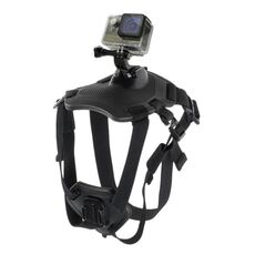 PULUZ Hound Dog Fetch Harness Supporto per cinturino toracico regolabile per GoPro, Insta360, DJI e altre action camera (nero)