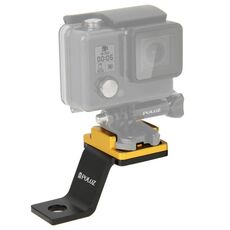 Supporto fisso in metallo per moto PULUZ per GoPro, Insta360, DJI e altre action camera (oro)
