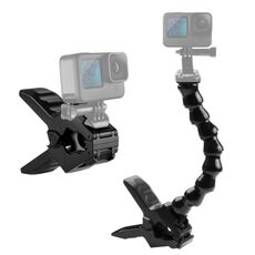 PULUZ Action Sports Cameras Jaws Flex Clamp Mount per GoPro, Insta360, DJI e altre action camera