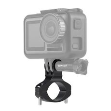 PULUZ Adattatore per manubrio bici Supporto in alluminio per GoPro, Insta360, DJI e altre action camera (nero)