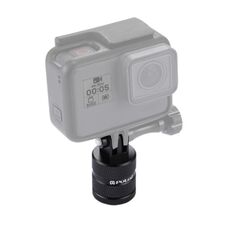 Adattatore CNC per montaggio su treppiede con foro per vite da 1/4 di pollice PULUZ per GoPro, Insta360, DJI e altre action camera