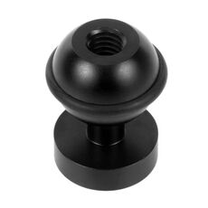 Supporto adattatore per testa a sfera in alluminio CNC PULUZ per GoPro, Insta360, DJI e altre action camera, diametro: 2,5 cm (nero)