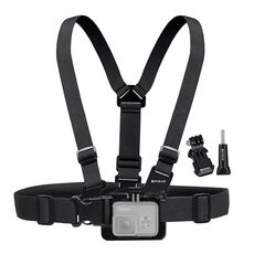 Cintura toracica regolabile PULUZ con attacco a gancio J e vite lunga per GoPro, Insta360, DJI e altre action camera