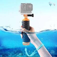 PULUZ Impugnatura galleggiante Impugnatura galleggiante Aste di galleggiamento con cinturino per GoPro HERO10 Black / HERO9 Black / HERO8 Black / HERO7 /6 /5 /5 Session /4 Session /4 /3+ /3 /2 /1, Xiaoyi e altre action camera (arancione)