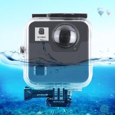 Custodia da immersione antiurto impermeabile subacqueo subacqueo Pulluz 45m per Gopro Fusion, con fibbia Basic Mount & Screw
