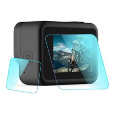PULUZ per GoPro HERO8 Lente nera + display LCD Pellicola in vetro temperato 9H 2.5D