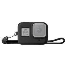 PULUZ Custodia protettiva in silicone con cinturino da polso per GoPro HERO8 Black (nero)
