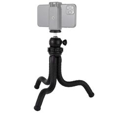 Supporto per treppiede flessibile PULUZ Mini Octopus con testa a sfera per fotocamere SLR, GoPro, cellulare, dimensioni: 30 cm x 5 cm