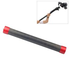 Bastone estensibile per asta monopiede in fibra di carbonio per DJI / MOZA / Feiyu V2 / Zhiyun G5 / SPG Gimbal, lunghezza: 35 cm (rosso)