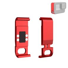 PULUZ Copertura interfaccia laterale batteria in metallo per GoPro HERO12 Nero/11 Nero/10 Nero/9 Nero(Rosso)